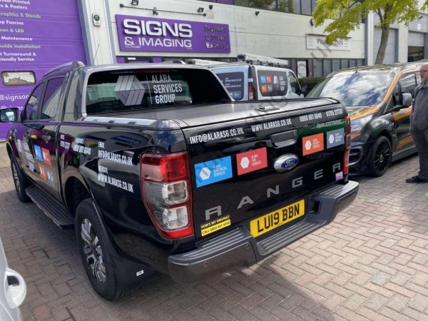 Ford Ranger Truck Graphics for Client Services Company