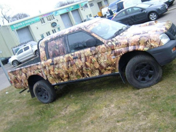 Camouflage Truck Wrap