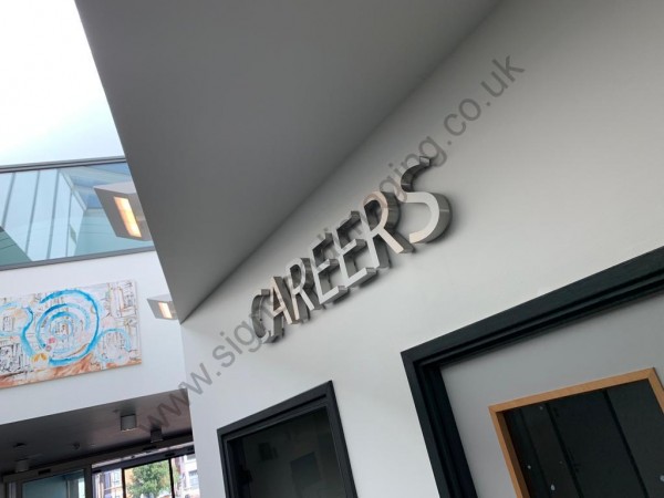 Careers 3D Lettering Brompton Academy Aug 22 (2)