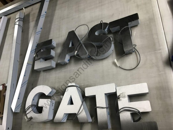 Eastgate 3D letters-1