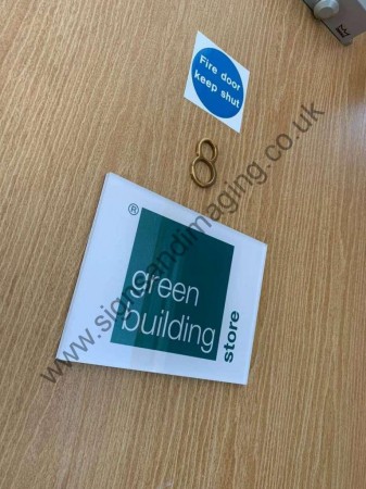 Green Building Acrylic internal signs (2)