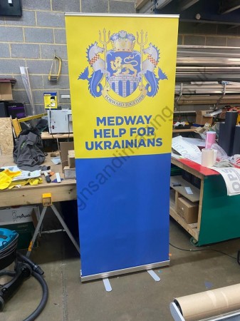 Medway Help for Ukrainians Roller Banner May22