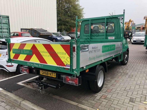 Iveco Flatbed Truck signwriting and chevrons