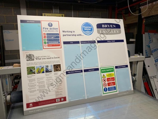 Printed ACM site Boards for Bryen Langley Construction (5)