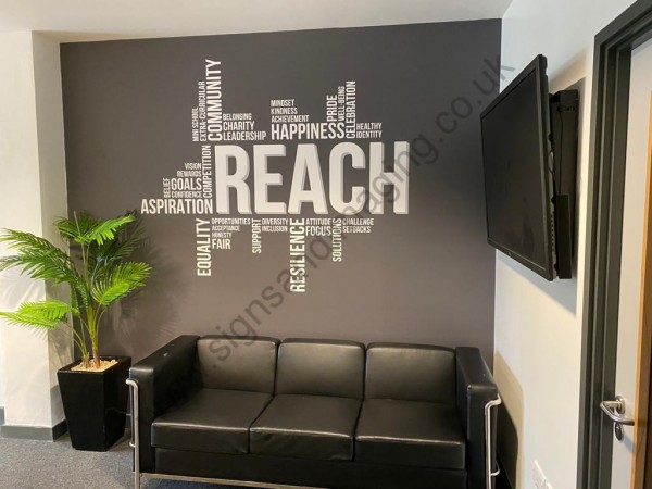 REACH Brompton Academy printed wall graphics Aug 21 (3)