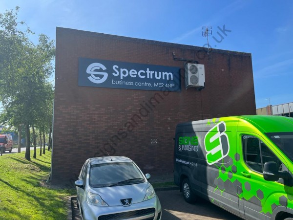 Spectrum Business Centre sign tray May 23 (2)