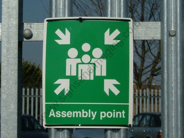 assembley-point-signage