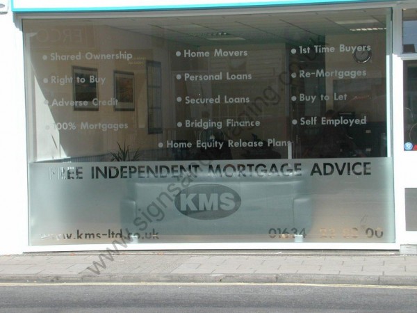 etched-frosted-window-Kent Mortage Solutions Frosted Vinyl