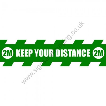 sq-Keep-Your-Distance-Green