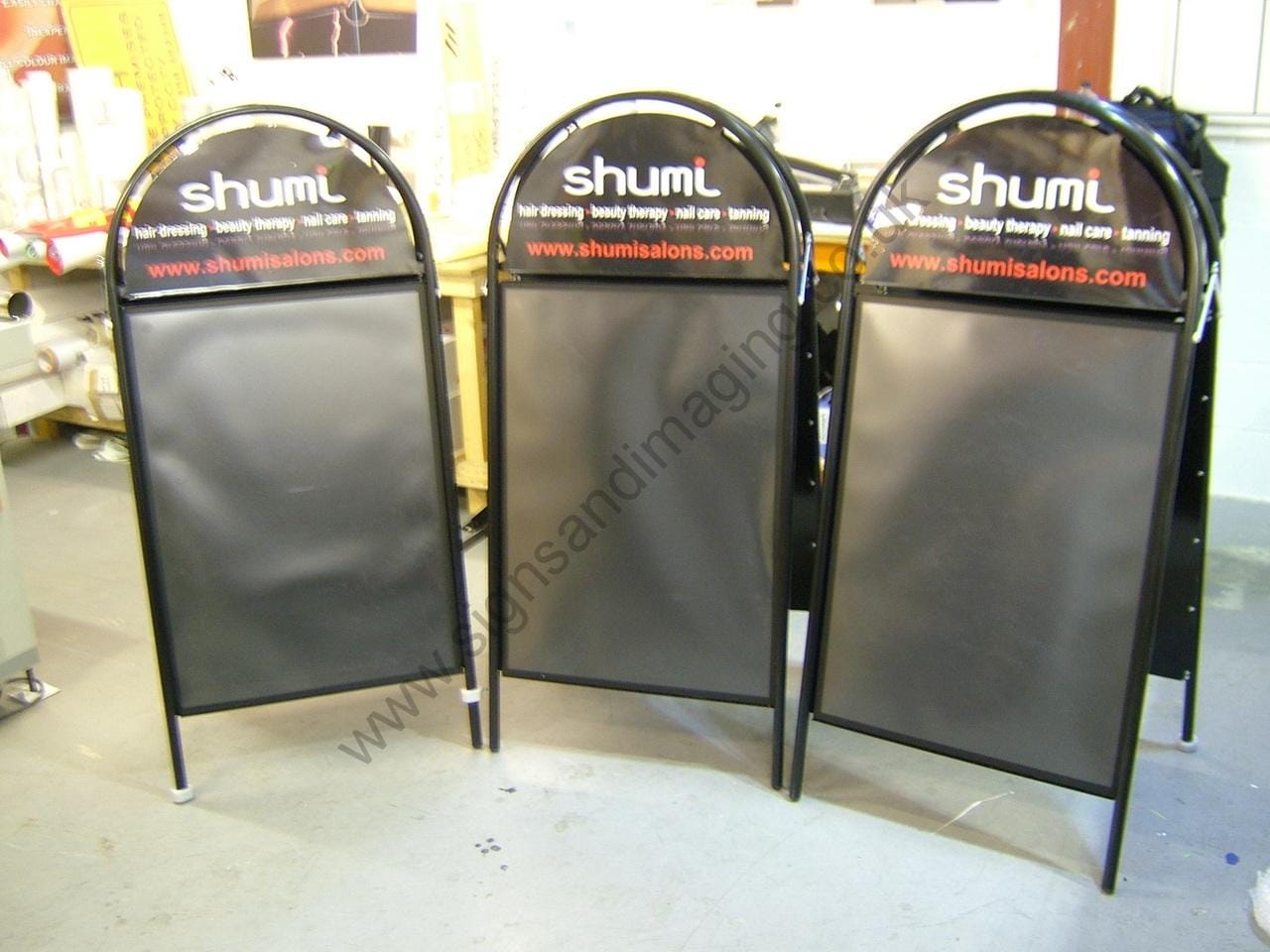 A-Board pavement signs