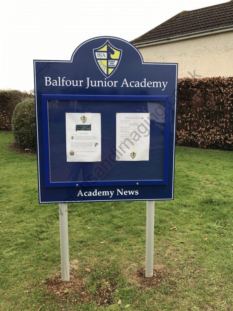 Balfour Academy post signs-1