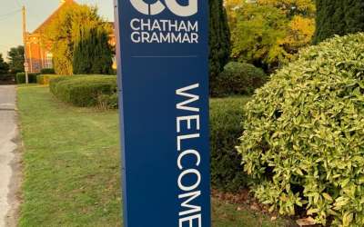 Chatham School Re-branded with New Signage !!