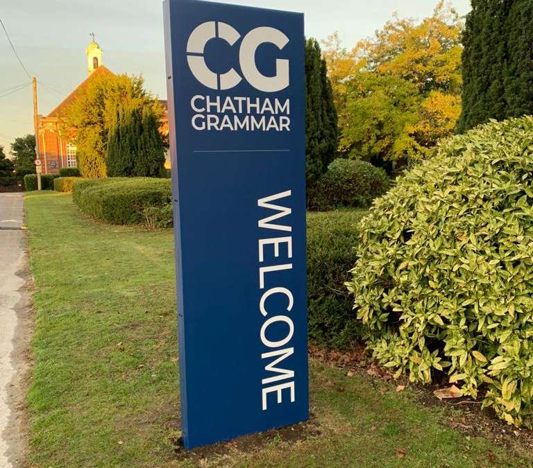 Chatham School Re-branded with New Signage !!