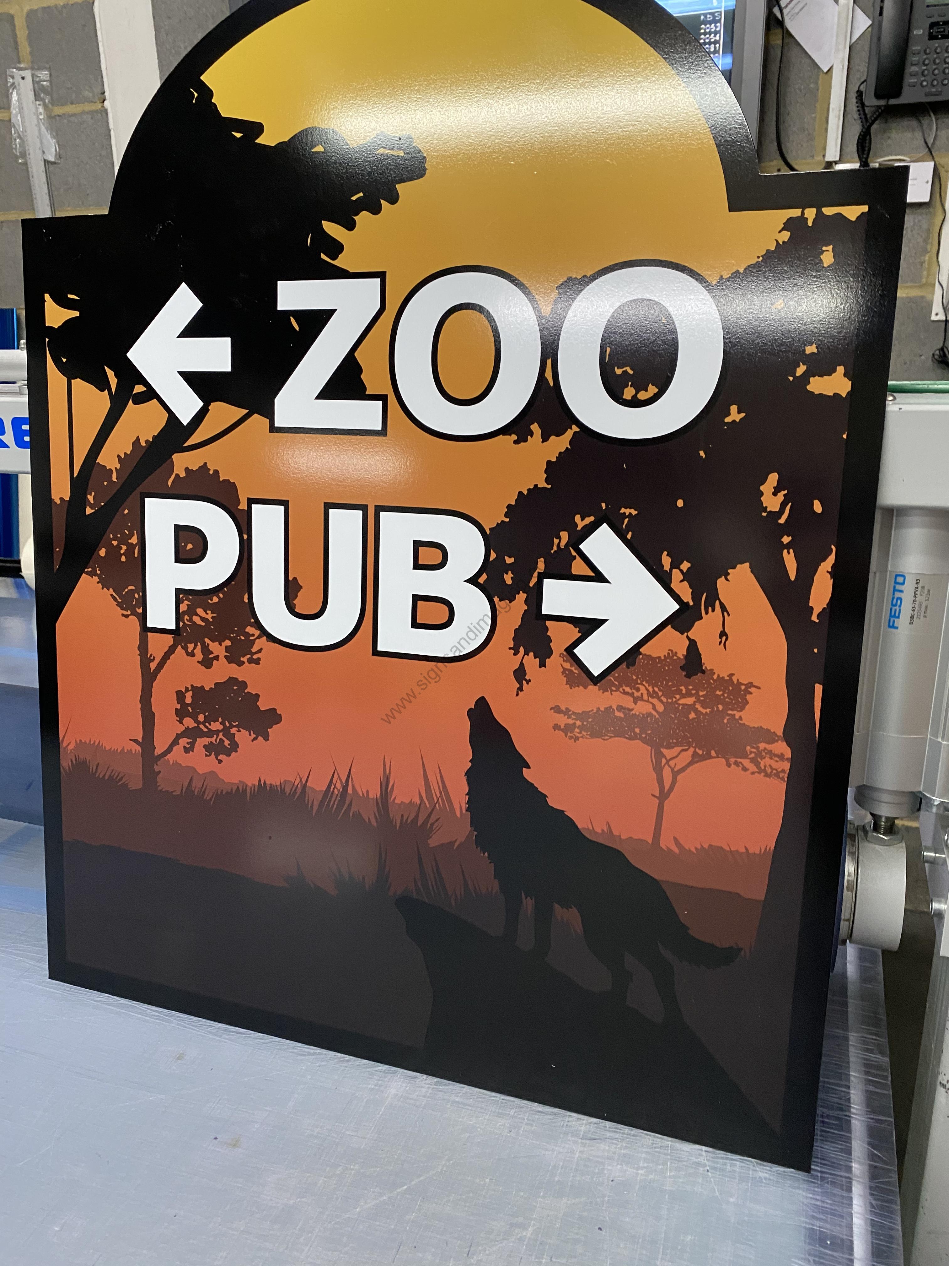 Fenn Bell Zoo shaped ACM Printed Panel