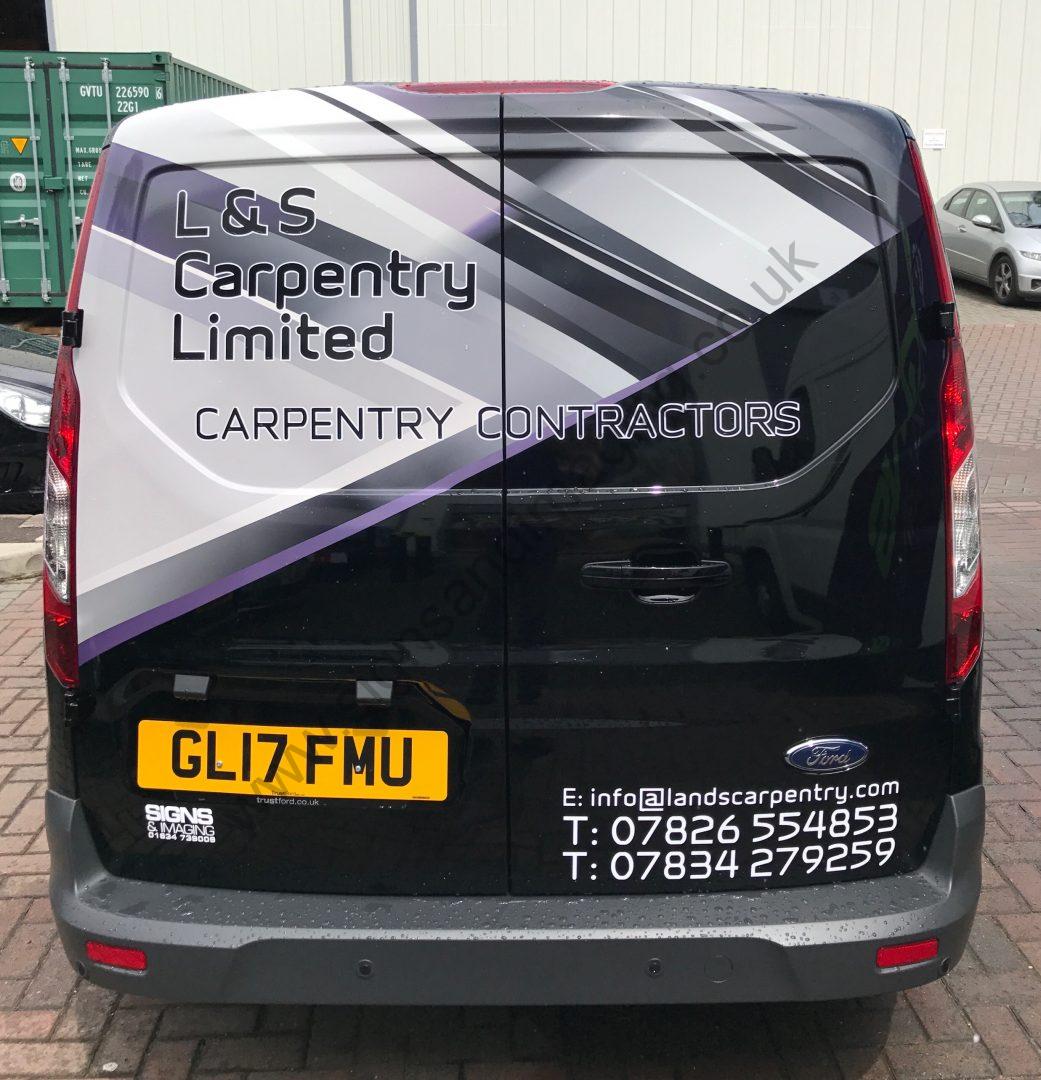 Expanding Carpentry company choose us for van wrapping again in kent ...