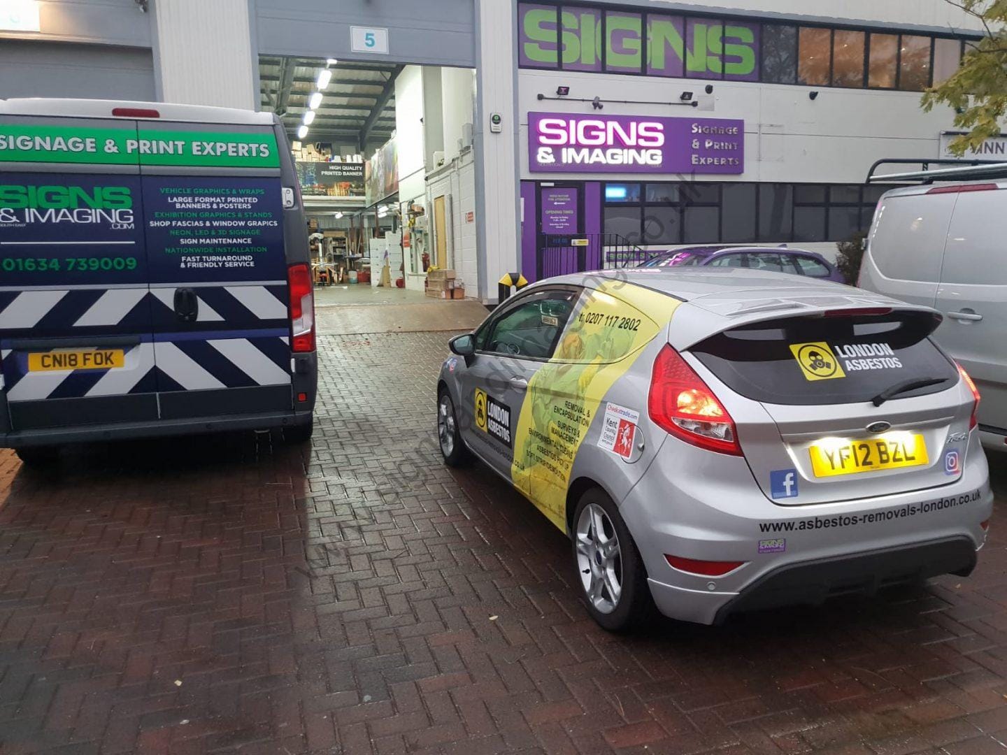 London Asbestos small van Oct 18-3