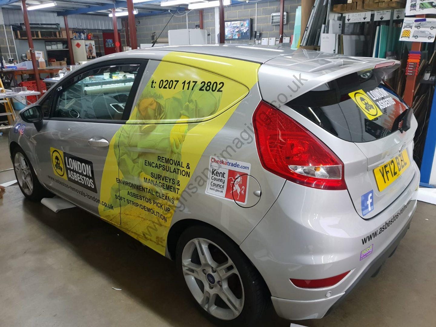 London Asbestos small van Oct 18-7