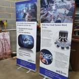 MailxMaster 2 x roller banners (1) MailxMaster 2 x roller banners (1)