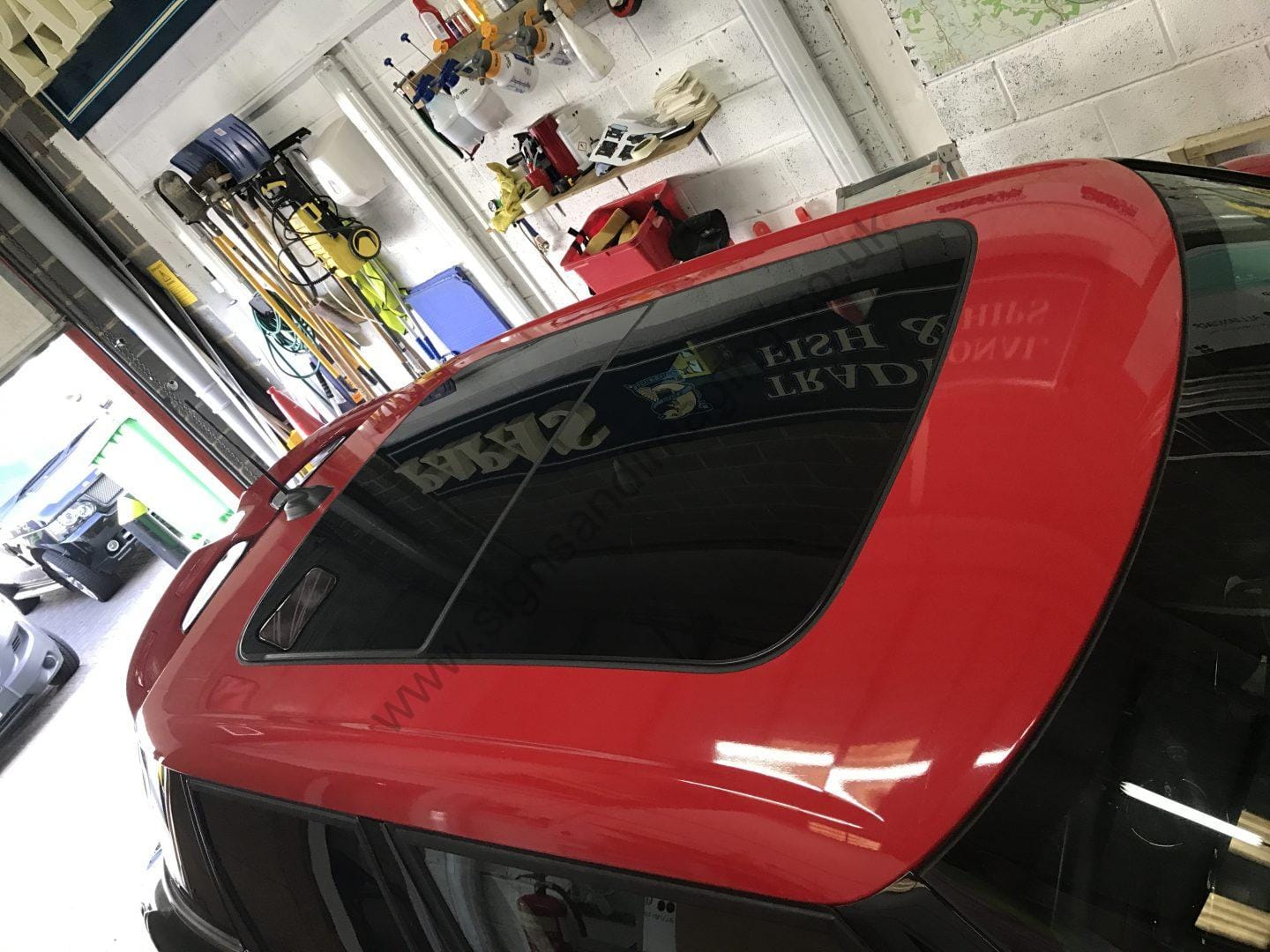 Mini Roof Wrap in Red Avery Supreme-06