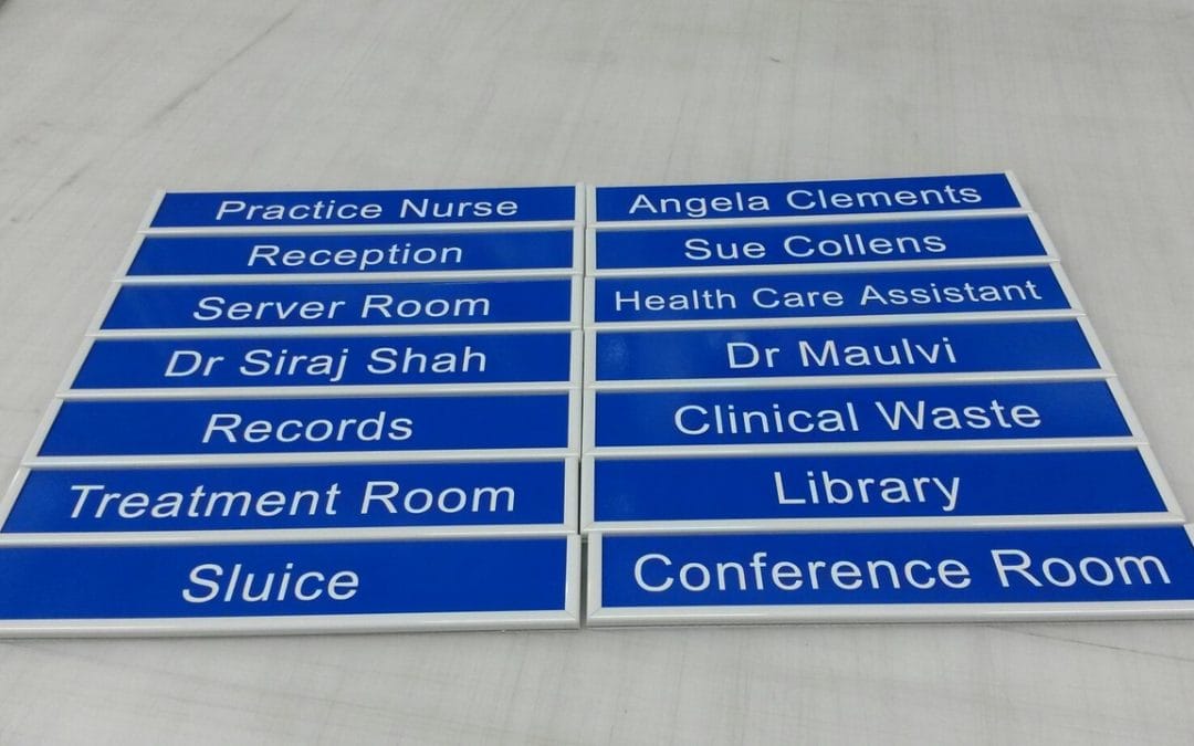 NHS Door Slat Signs NHS Door Slat Signs