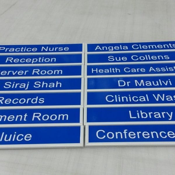 NHS Door Slat Signs NHS Door Slat Signs