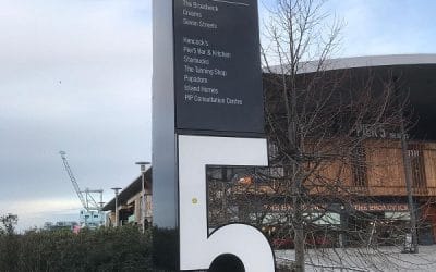 Illuminated Pier 5 Sign Chatham gets a makeover !!