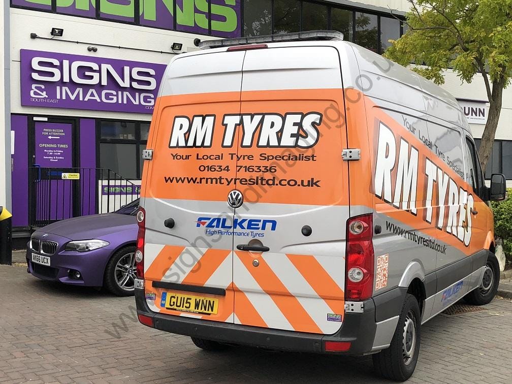 Mobile Tyre Van signs up with a new printed Wrap !! Signs and Imaging Mobile Tyre Van signs up with a new printed Wrap !! Signs and Imaging