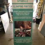 Sparkle Glamping Parties Roller Banner Sparkle Glamping Parties Roller Banner