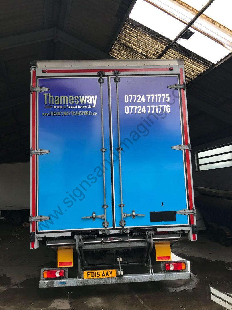 Thameside Transport Lorry Wrap Aug 18-07