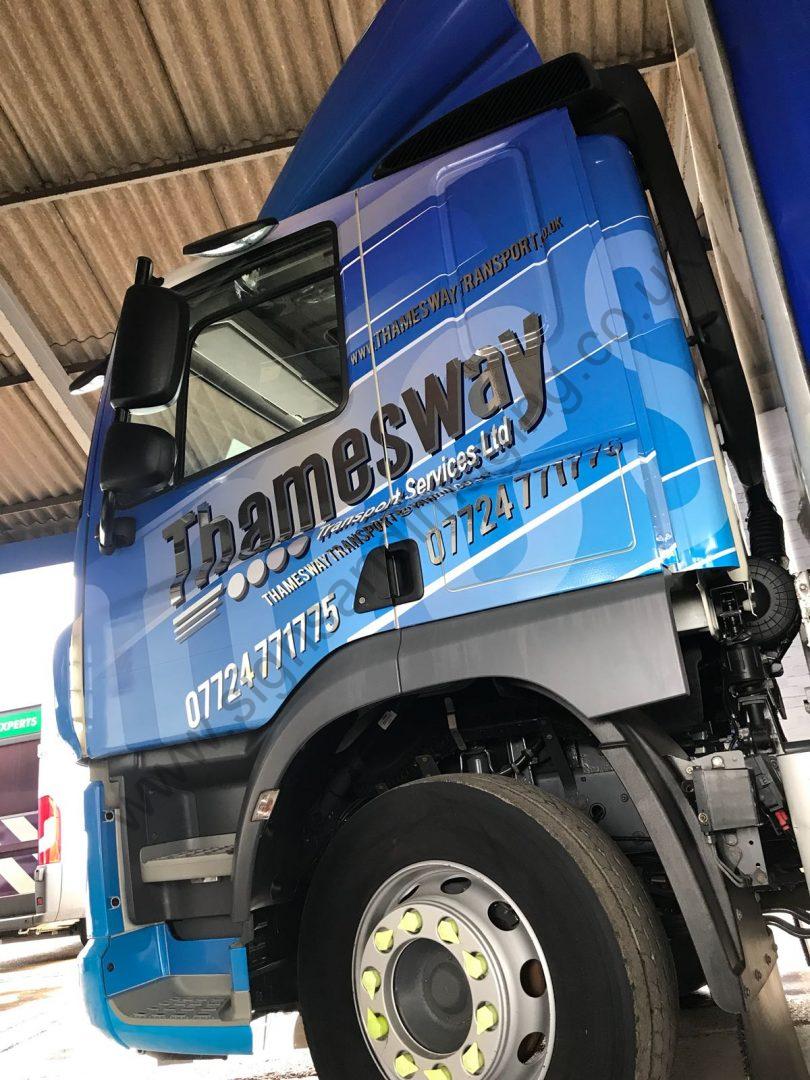 Thameside Transport Lorry Wrap Aug 18-25