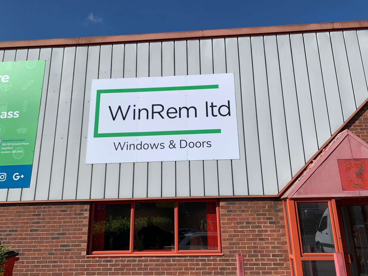 Window & Door Company Signage Complete in Rochester Signs and Imaging