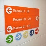 interior signage -directions interior signage -directions