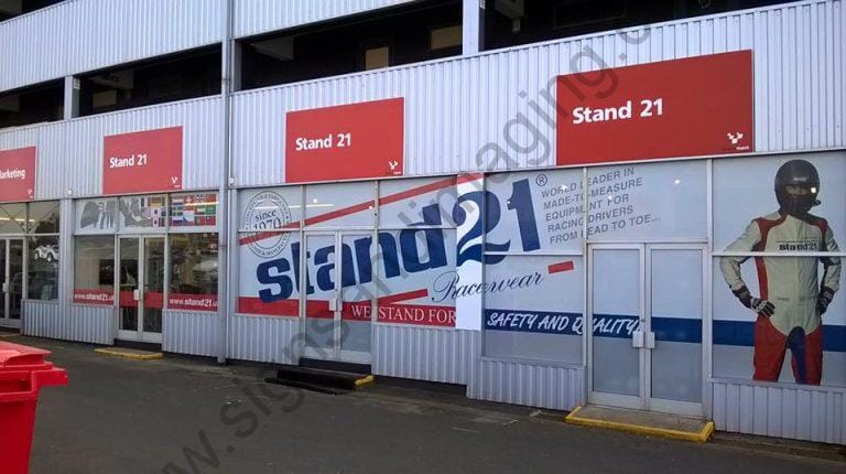 One way window graphics - Signs and Imaging